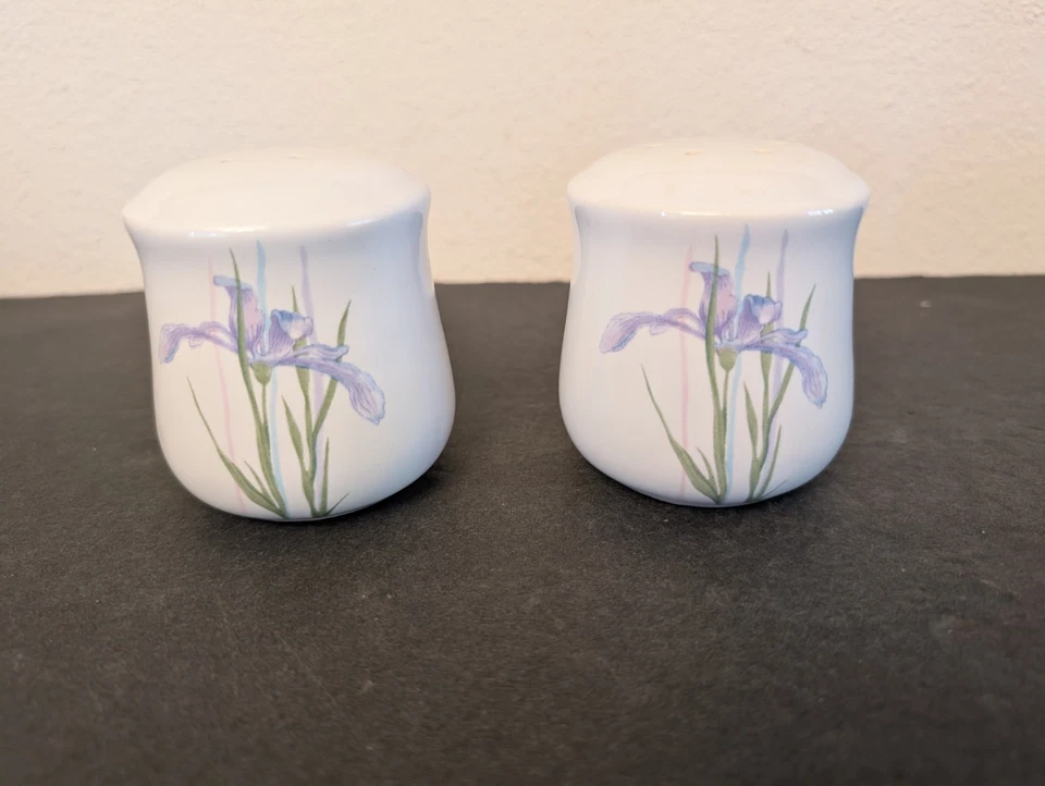 Corning Corelle тени Iris стекла соли и перца шейкер комплект-VGC - Изображение 4 из 4