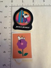 STICKER: Peanuts Charlie Brown Snoopy Woodstock reusable