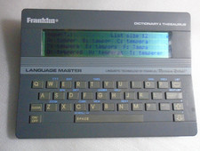 Franklin Language Master LM2000B Dictionary Thesaurus Spellblaster II Electronic