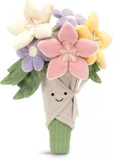 Flower Plush Toy, Cute Rose Doll, Soft Hug Throw Cushion Home Decoration