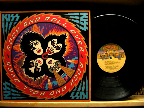 Kiss / Rock And Roll Over - Classic Rock Vinyl - 1977 Pressing 2nd Label Design