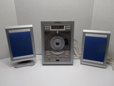 Fisher SLIM-1400 Vertical CD Audio System Digital AM/FM CD No Remote WORKS!