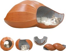 8 in 1 Cat Bed Cave Interactive Cat Toy Balls Indoor Cat Tunnel 17.3x 17.3x7.8''