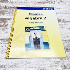 Abeka Algebra 2 Grade 9 Video Manual  ABeka H...