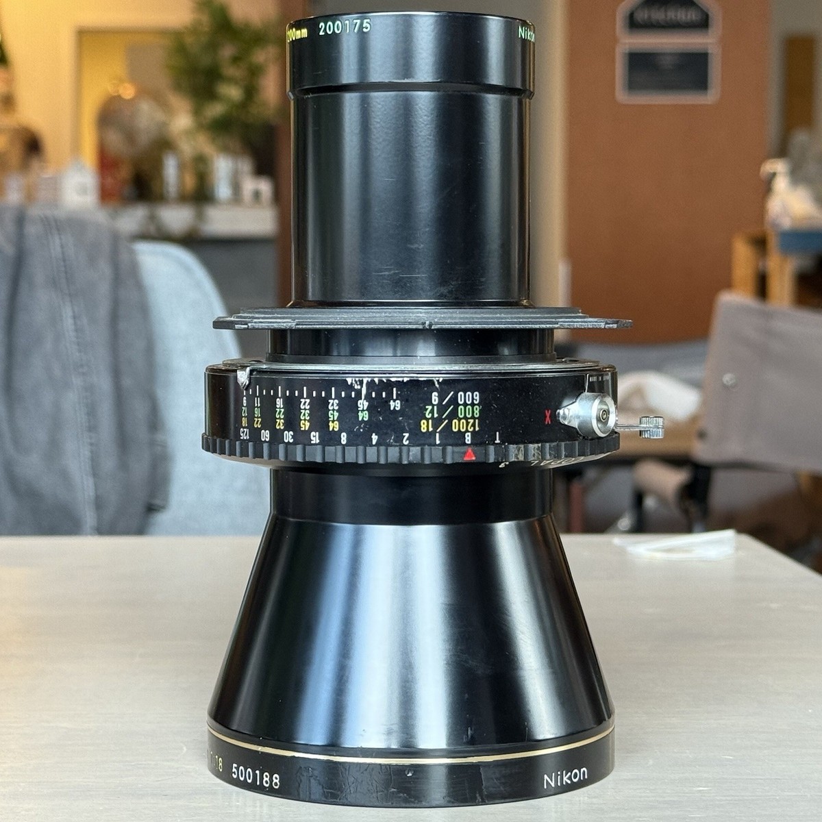 N Mint-] Nikon NIKKOR-T ED F9 600mm F12 800mm F18 1200mm Rear T