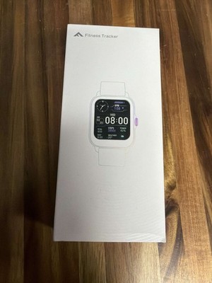 Y20GT Fitness Tracker Smart Watch 1.7'' TFT IP68 Pink Gold w/ Charger