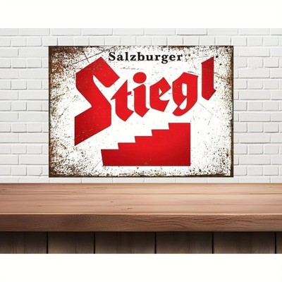 Tin Metal Signs Home Décor Wall Art 8x12 Classic Stiegl Vintage Wall Hanging