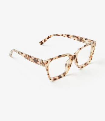 Ann Taylor Loft Tortoiseshell Square Reading Glasses ~ 1.0 ~ brown/cream ~ NWT