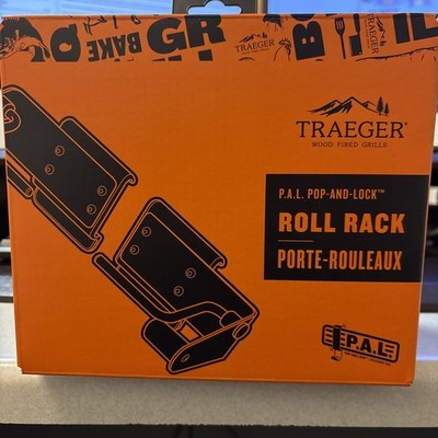 NEW Traeger Grill P.A.L. Pop & Lock Adjustable Roll Rack- BAC655 Grill Accessory