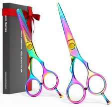 Suvorna 5.5" Hair Cutting Scissors Professional with Thinning Shears, RightHa...