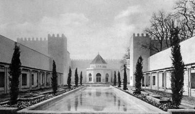 Colonial Fair in Paris in 1931 pavilion of Morroco by Laprade Fournez Old Photo