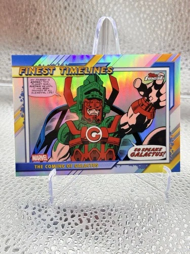 2026 Topps Finest Fantastic Four The Coming Of Galactus #TL-04 Finest Timelines