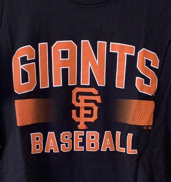 SAN FRANCISCO GIANTS '47 Brand MLB Baseball Men's BLACK T SHIRT
