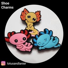 Shoe Charms"Axolotl" Set of 3