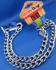 🦮New UBL UK (Uncle Bills) BLUE HANDLE 1.2M Large Dog Clip Chain Leash Outdoors 