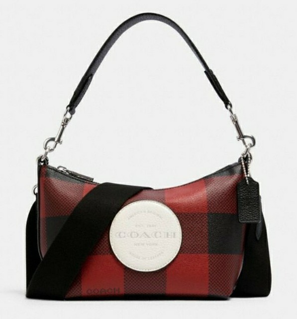 red coach shoulder bag