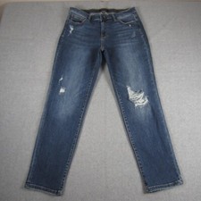 Judy Blue Jeans Womens 11/30 Slim Fit Distressed Medium Wash Stretch Denim READ Judy Blue Jeans Womens 11/30 Slim Fit Distressed Medium Wash Stretch Denim READ