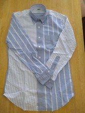 NWOT Brooks Brothers Blue Fun Shirt Button Down S Milano 15-32 MSRP 140