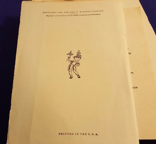 1934 Framed WILLY POGANY Book Plate MUD Art Print w Poem - Picture 6 of 6