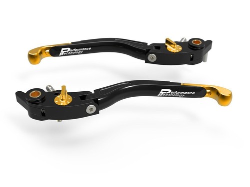 Brake clutch Adj Levers Eco Gp 2 Black-gold Ducabike Ducati Diavel 2010 > 2018 - 第 1/1 張圖片