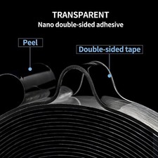 ALIEN NANO TAPE Double Sided Removable Mounting Heavy Duty Adhesive Gel Washable