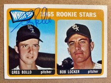 1965 TOPPS #541 GREG BOLLO Signed AUTO AUTOGRAPHED Card - CHICAGO WHITE SOX