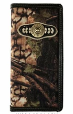Bullet Mens Wallet Texas Western Bifold W034-56 Camo Black