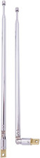 Antena de radio FM, paquete de 2 antenas telesc picas de radio AM FM