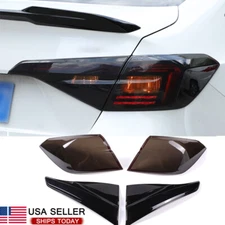 Smoked Black Tail Light Lamp Cover Guard Trim Accessories For Honda Civic 2022+