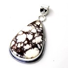 Wild Horse Magnesit 925 Sterling Silver Plated Handmade Jewelry Pendent 9 Gm-A10