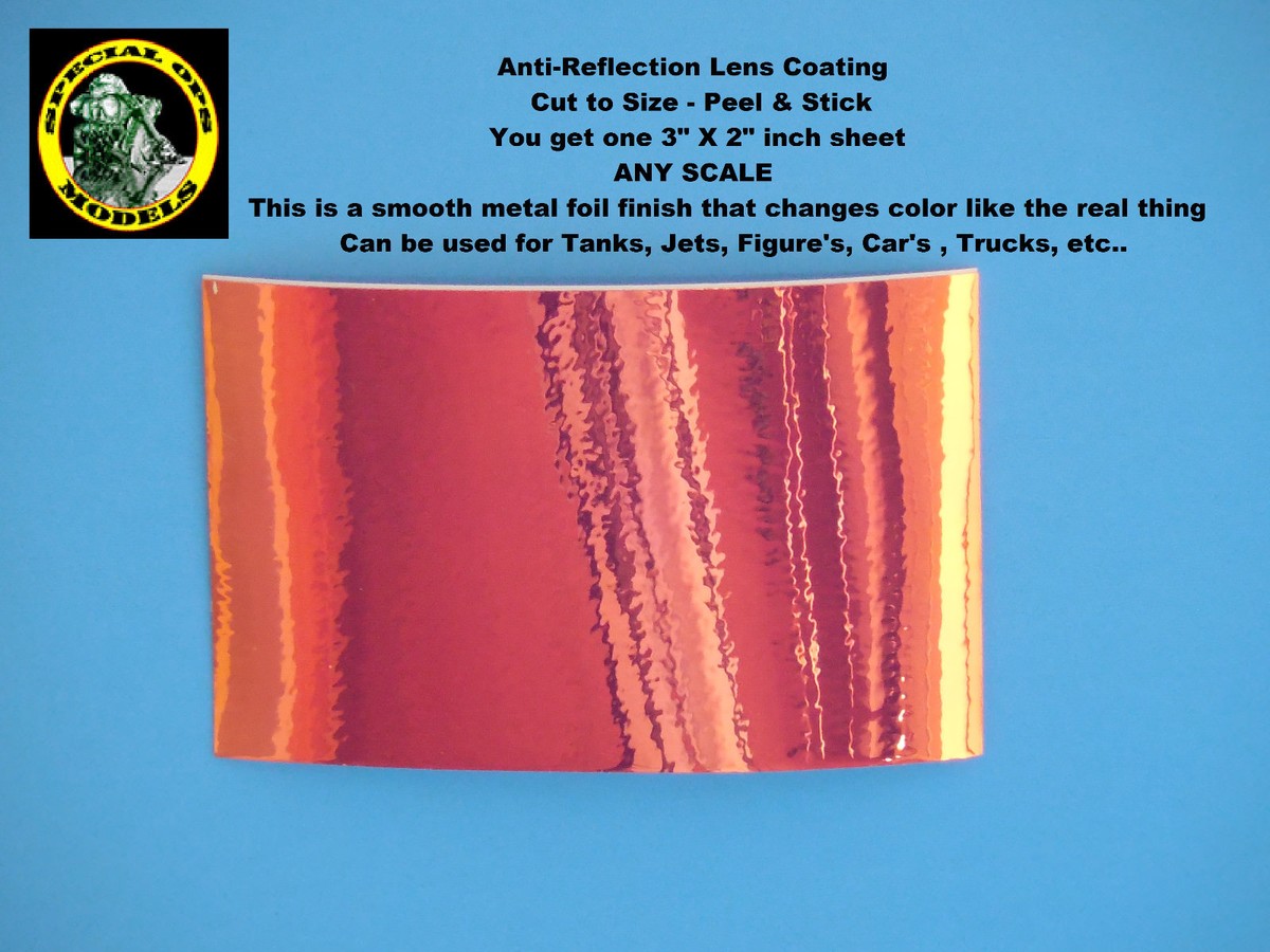 1/72 1/35 1/16 1/6 Anti Reflection Coating Lens Sticker (2