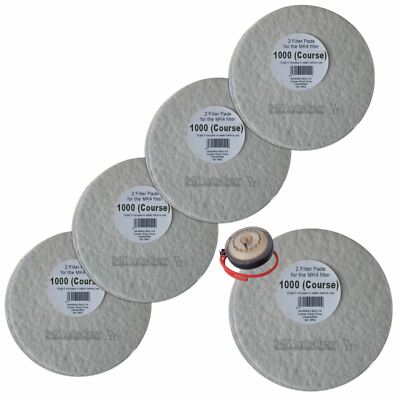5x Filterpads 1000 Gang 2x Pack für das Better Brew MK4 Weinfilter Homebrew