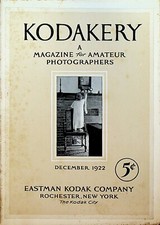 Kodakery Magazine for Amateur Photographers Kodak December 1922 Christmas
