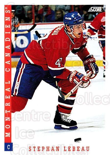 1993-94 Score USA #72 Stephan Lebeau