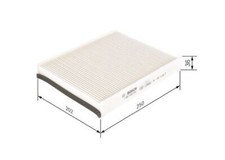 BOSCH Cabin Filter for Ford Focus ST R9DA 2.0 Litre July 2012 to Present