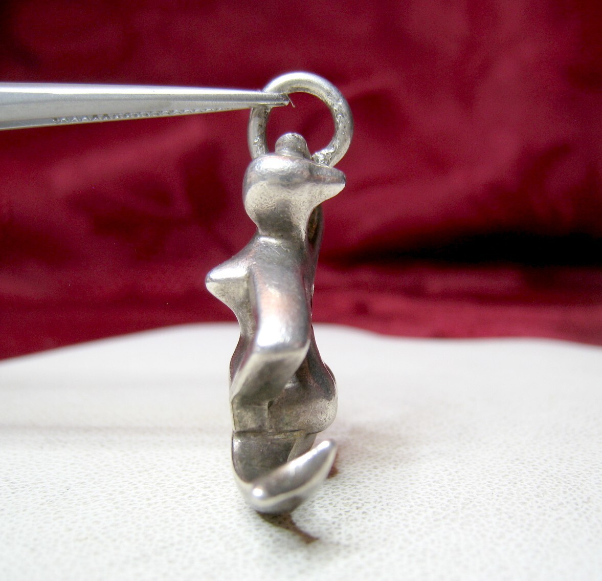 VINTAGE 925 STERLING SILVER GEORG JENSEN MERMAID 3D CHARM PENDANT