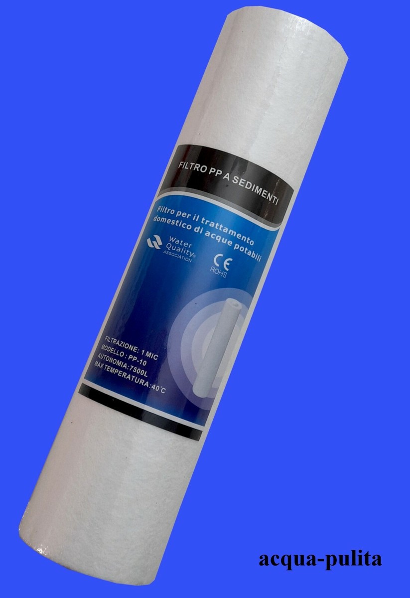 4 Cartucce Filtro Acqua Sedimenti 10" X4,25, Cartuccia Di - Foto 4