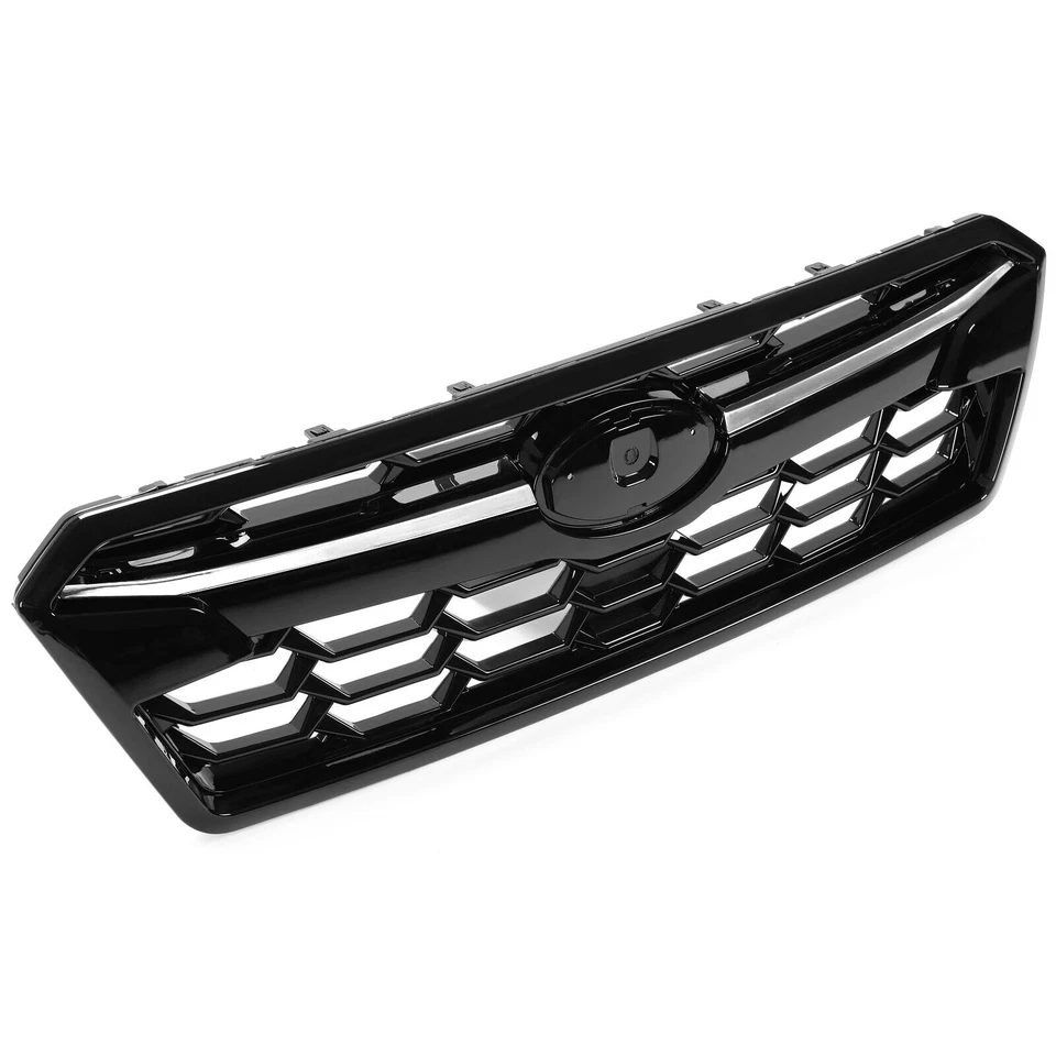 Conjunto de parrilla superior delantera negra para Subaru Crosstrek 2018 2019 2020 91123FL170 Foto 4 de 4