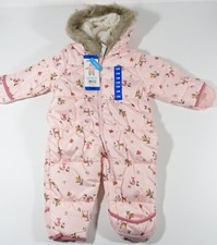 Carters Cochecito de Bebé Traje de Nieve 12 Meses Puños Plegables para Mano Pies Piel Sintética