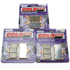 Goldfren S33 Brake Pads Front & Rear For Honda CB 900 F2-F7 Hornet 2002-2007