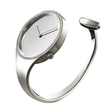 Image of Georg Jensen Vivianna Steel Watch with Diamonds 0.214 ct - Model V3S ST01 SMALL