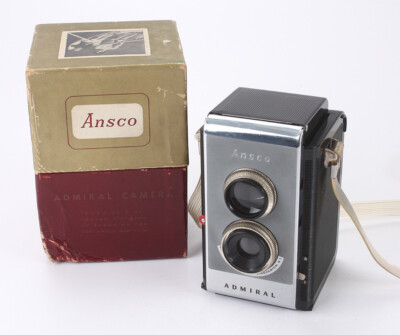 【M】 ANSCO ADMIRAL, 6X6 ON 620, BOXED, SHUTTER DEFECTIVE, AS-IS