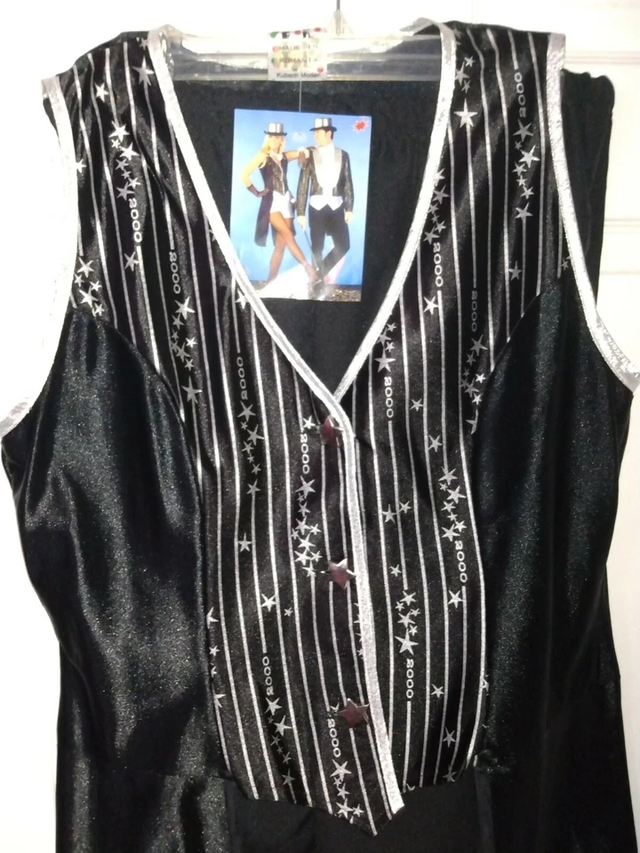 Konfetti Tailcoat Костюм Волшебник Ringmaster Взрослый Большой Хэллоуин - Изображение 4 из 4