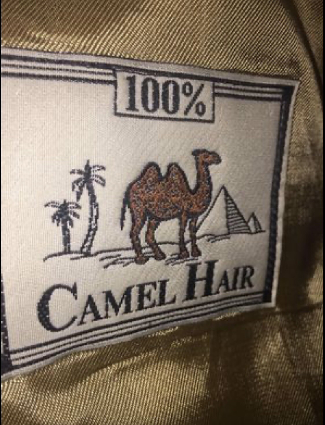 FILA Blazer giacca Tailors Row By Deansgate 100% capelli di cammello cappotto sportivo marrone chiaro taglia R 44