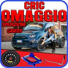 Platzsparend Notrad 4Fori Messen Rad Aus 15 für Fiat 500 Mit Set Cric Crick Neu