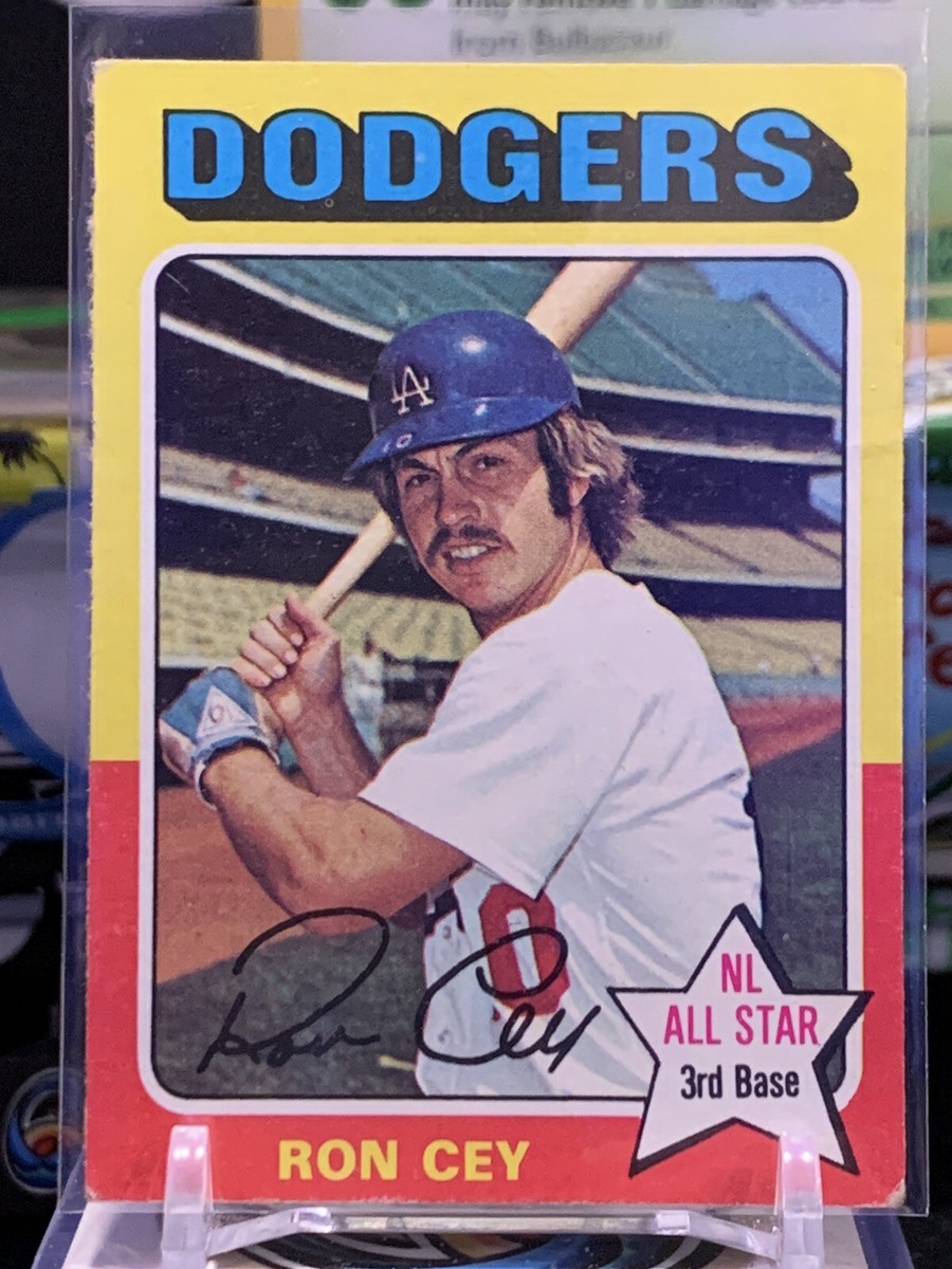 1975 Topps Ron Cey Los Angeles Dodgers #390 JH 7K | eBay