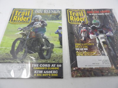 Lot of 4 2003 Trail Rider Magazine Feb, March, June, December