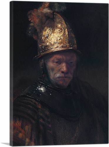 The Man with the Golden Helmet 1650 Canvas Art Print by Rembrandt van Rijn - Picture 13 of 14