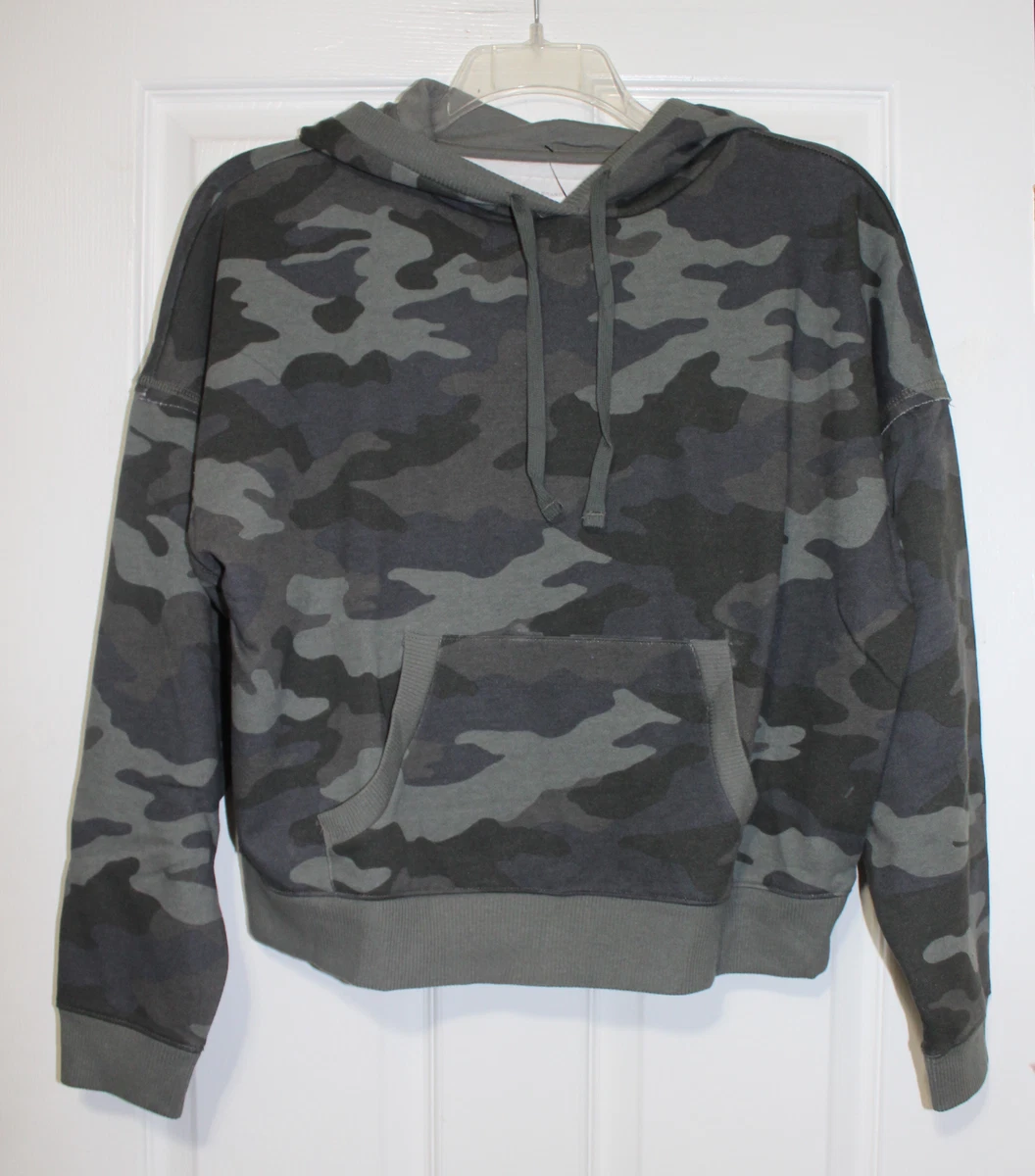 Lucky Brand Women XL Green Gray Camo