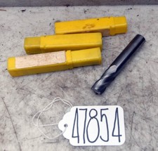 1 lot of 3 solid carbide end mills inv 47854 